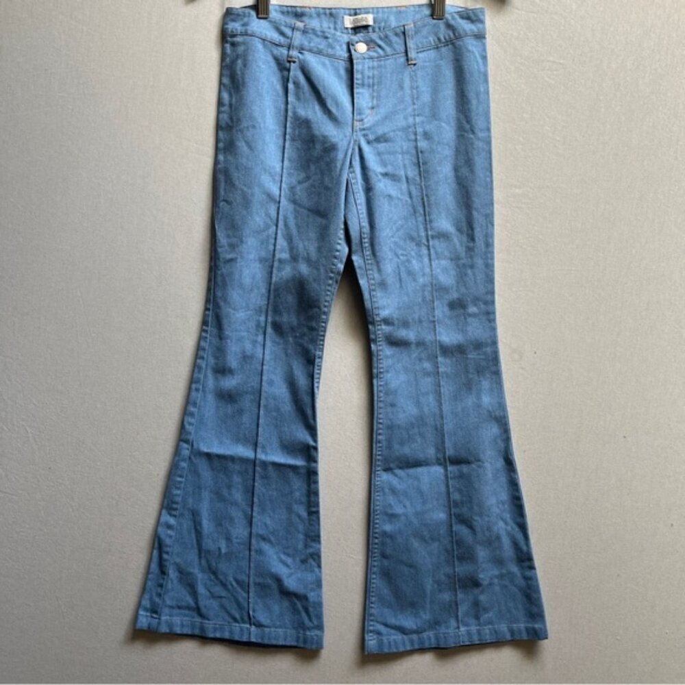 Vintage Talula Flare Wide Leg Low Rise Denim Jeans Size 29